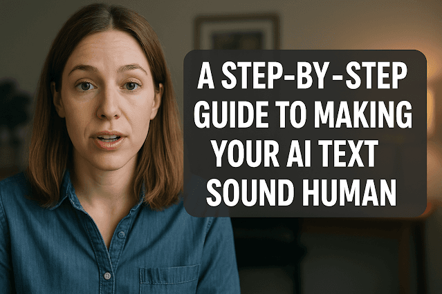 A Step-by-Step Guide to Making Your AI Text Sound Human