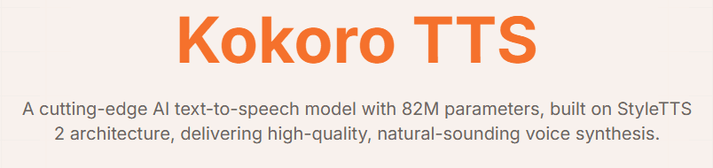 Kokoro TTS